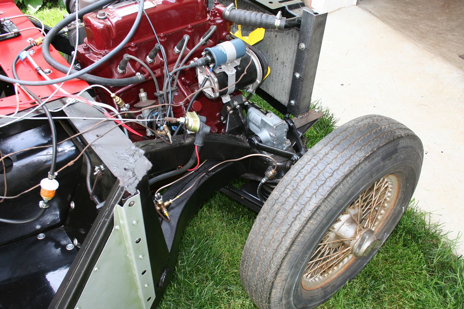 Brake Line Routing (Page 2) MGA Forum The MG Experience